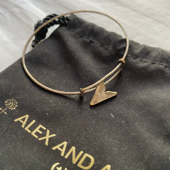 Alex and Ani Silver Shark Tooth Bracelet - Picture 3 of 11